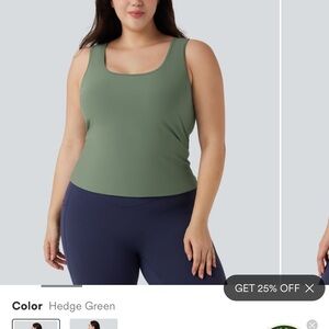 HALARA Hedge Green Tank Top